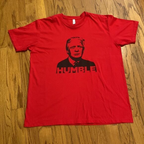 American Apparel Size 2XL Red TRUMP T-shirt NWOT - Picture 1 of 6